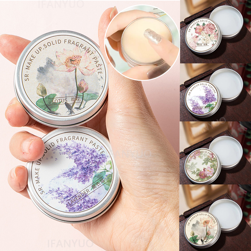 Perfume Jasmine Fragrance - Solid Perfume Portable Solid Balm Long