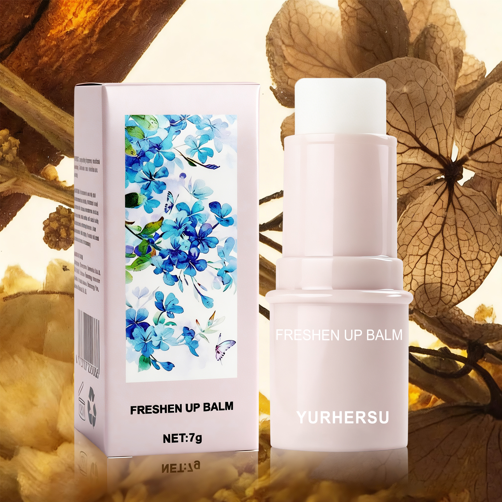 Perfume Fragrance Stick - Portable antiperspirant stick, natural and fresh