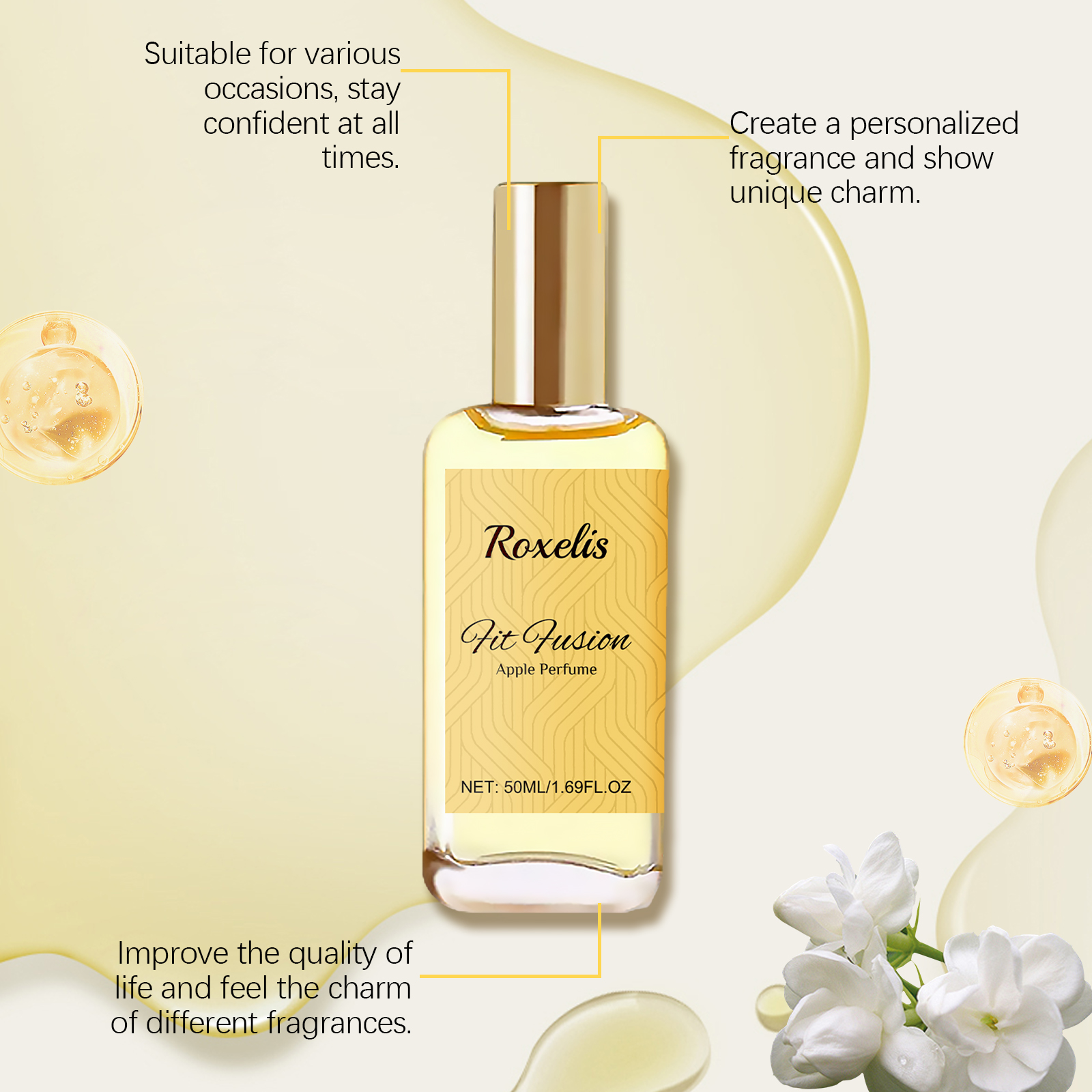 Roxelis 50ml Apple Perfume Nat - Perfume Jasmine Fragrance recension och pris