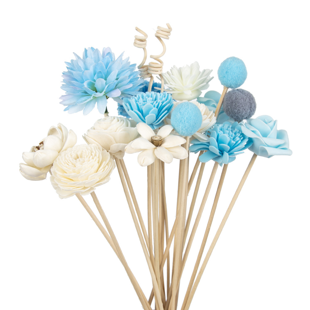 19pcs Bule Artificial Flower R - Perfume Fragrance Stick recension och pris