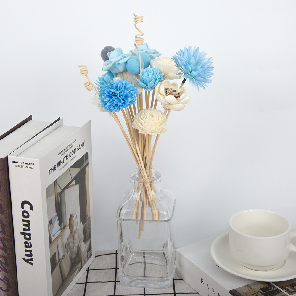 19pcs Bule Artificial Flower R - Perfume Fragrance Stick recension och pris