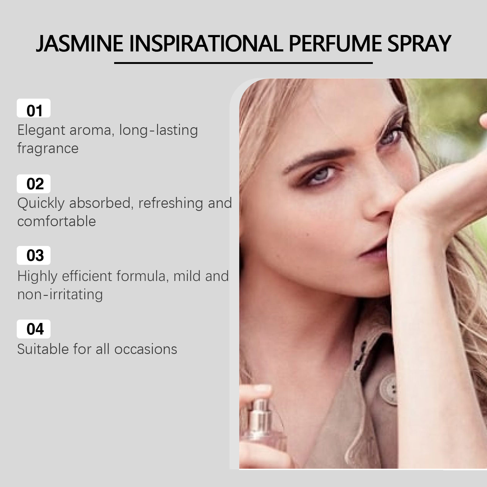 50ml Jasmine Perfume Spray - A - Perfume Jasmine Fragrance recension och pris