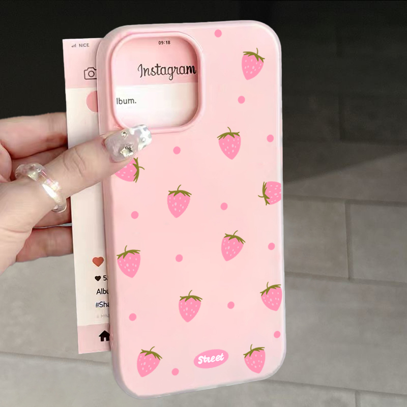 Sweet Pink Strawberry Pattern  - Perfume Pure Xs recension och pris