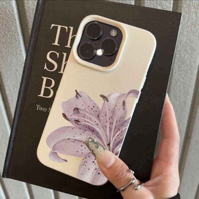 Purple Lily Flower Phone Case  - Perfume Pure Xs recension och pris