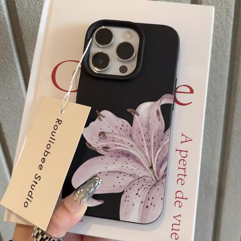 Purple Lily Flower Phone Case  - Perfume Pure Xs recension och pris