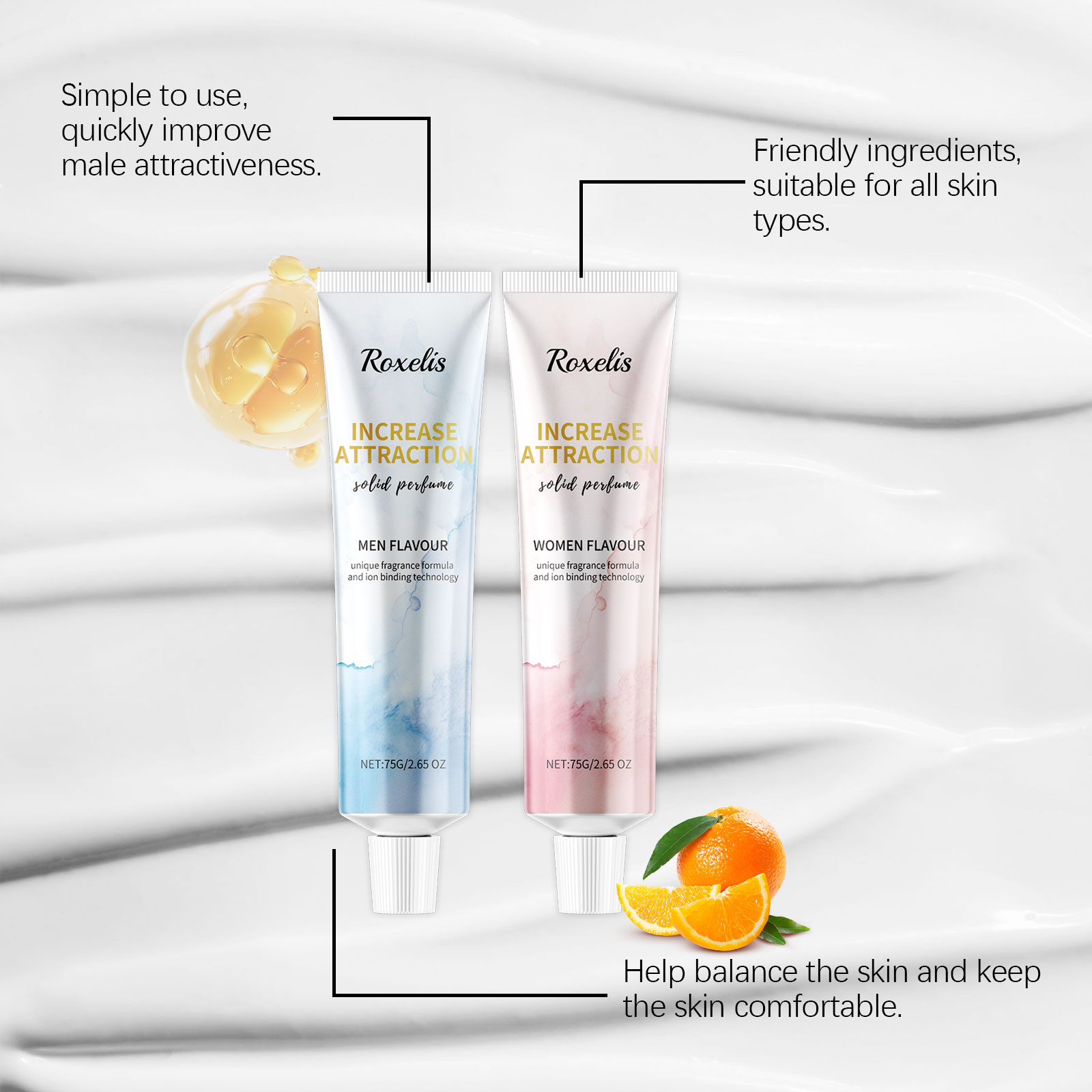 75g Woody Citrus Perfume Stick - Perfume Fragrance Stick recension och pris