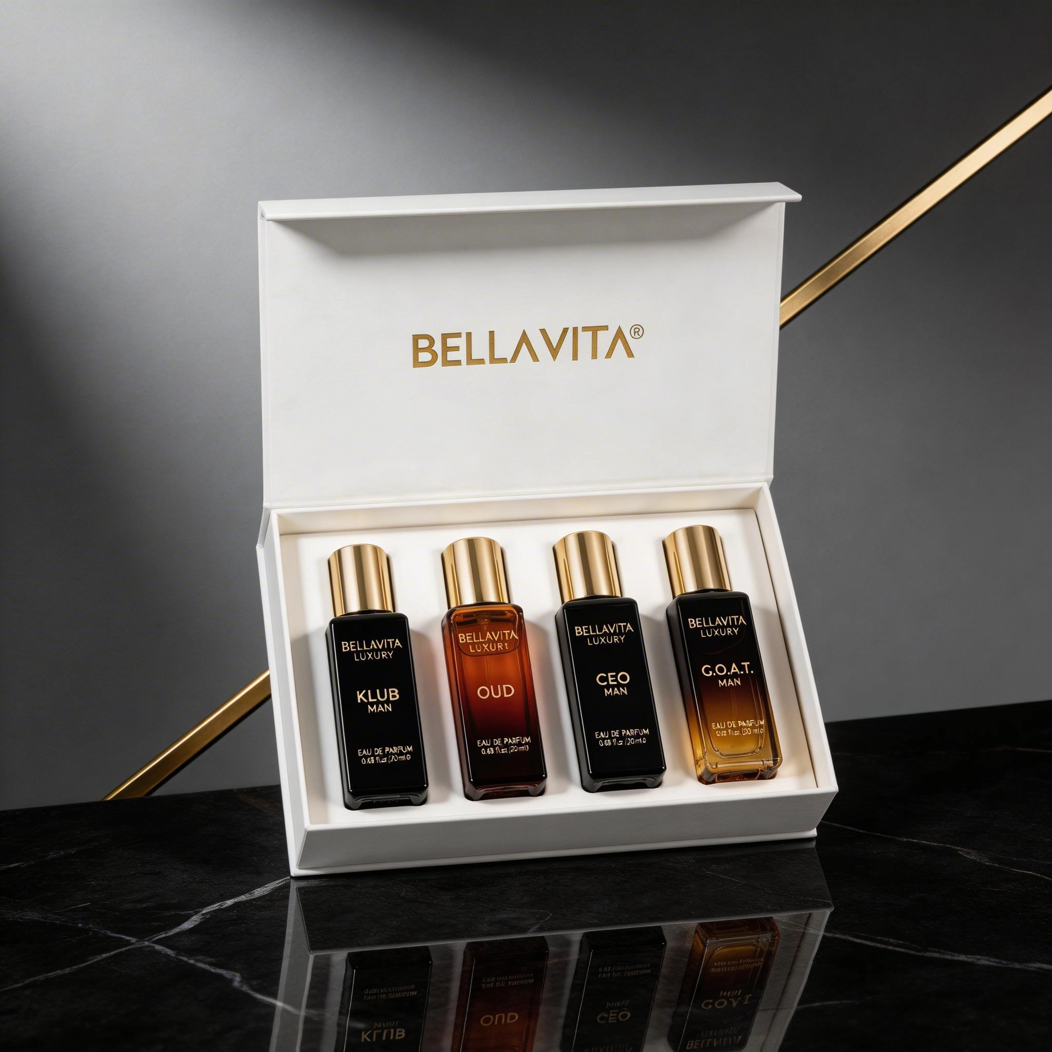 Bella Vita Portable 4x20ml Lux - Perfume Alcohol Fragrance recension och pris