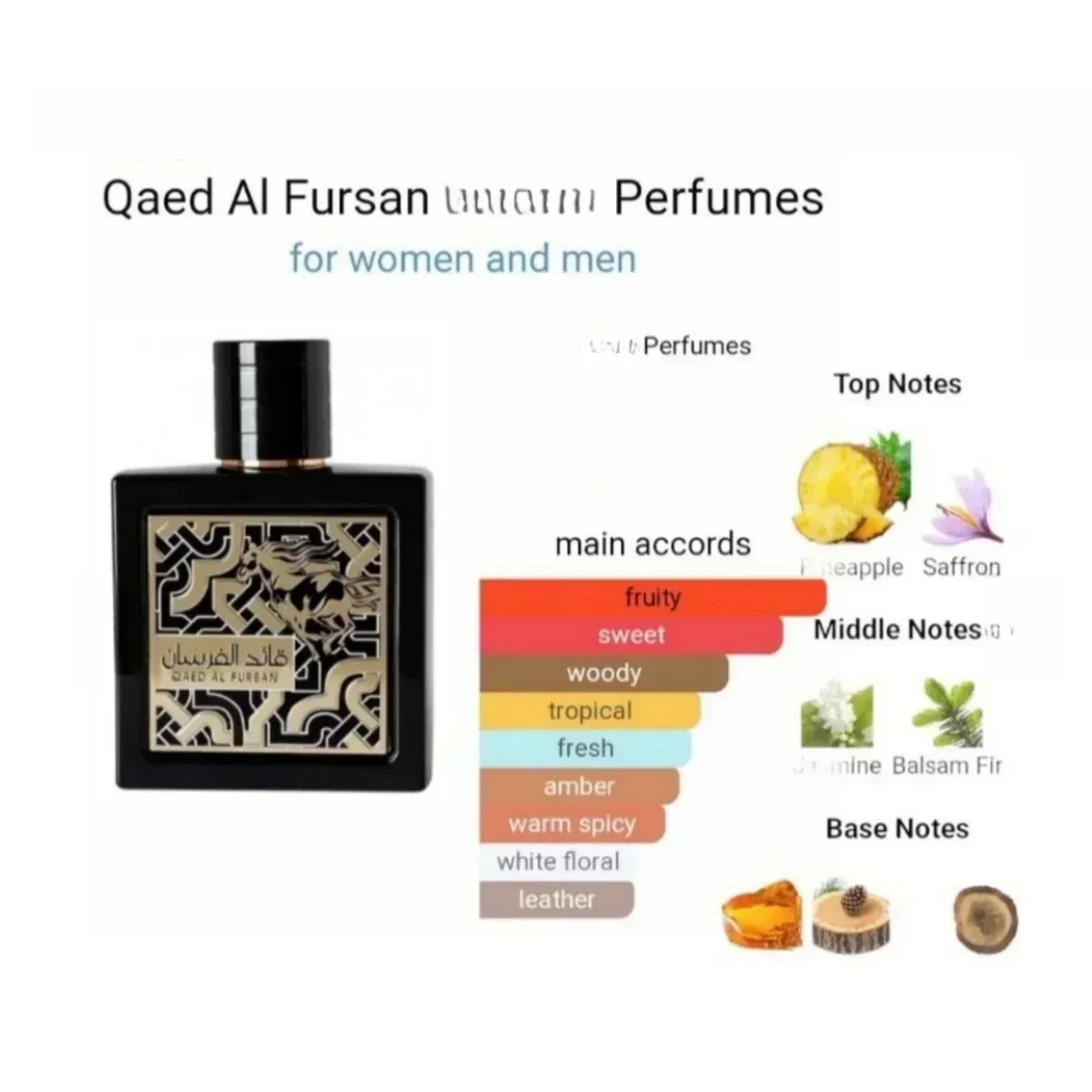 FURSAN Arabian Perfume for Men - Perfume Alcohol Fragrance recension och pris